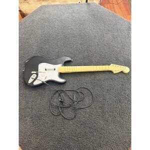 Harmonix Rock Band Xbox 360 Fender Stratocaster Wired Guitar 822152 untested